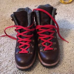 Hiking boots.  Used once and not for hiking!